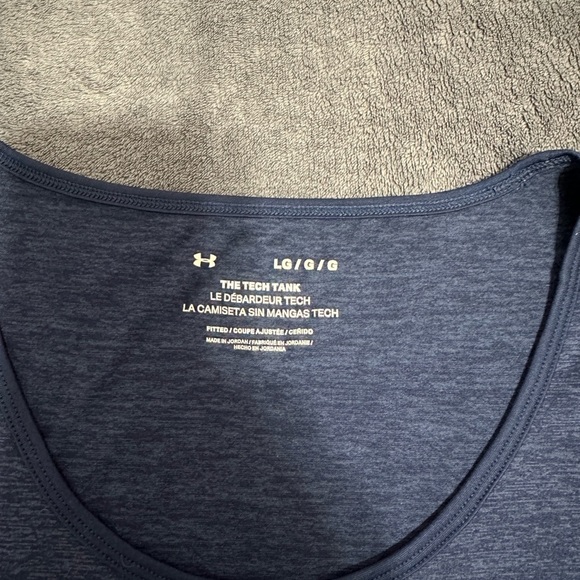 Under Armour Men's Blue Tank Top - Picture 2 of 4